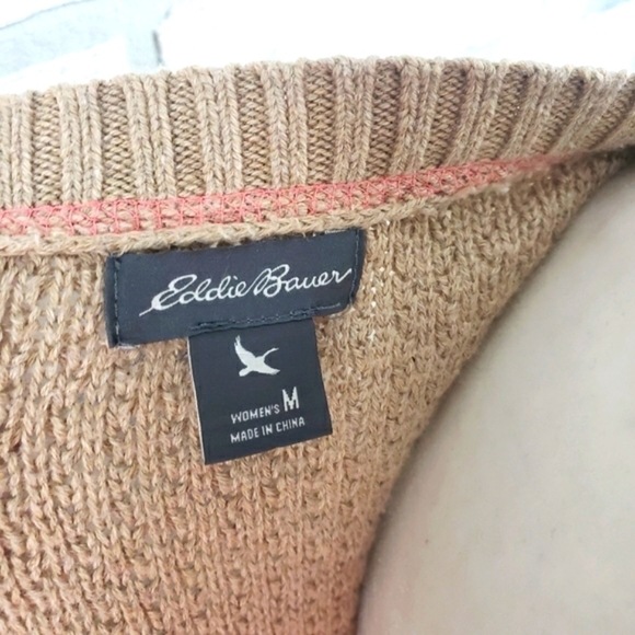 EDDIE BAUER Knit Button Up Cardigan Size M - Picture 10 of 12